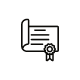 icon of certification document